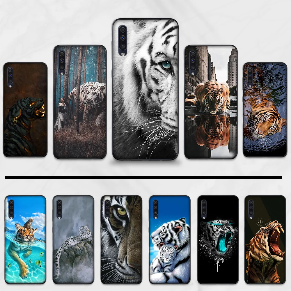 Прочный силиконовый чехол с головой тигра для Samsung Galaxy A 3 6 7 8 10 20 30 40 50 70 71 10S 20S 30S 50S