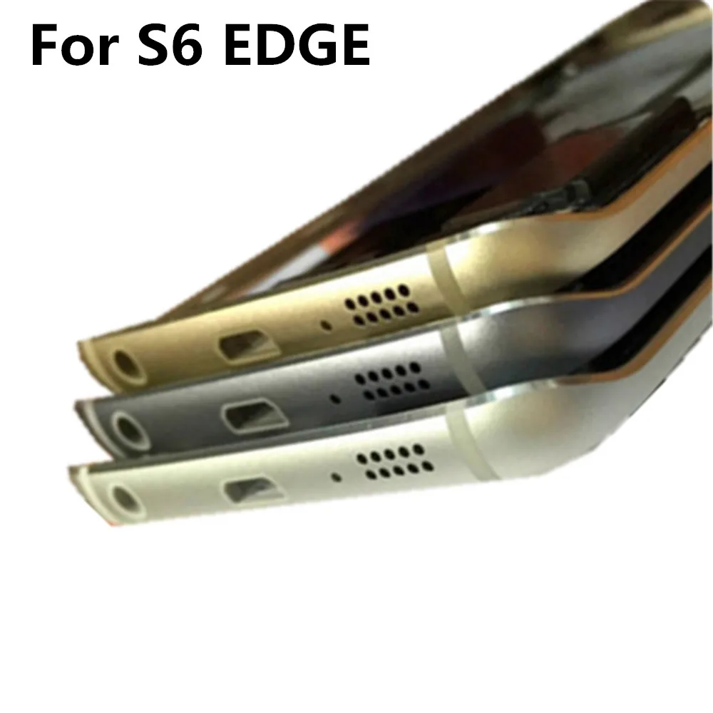 50 шт./лот оригинальная средняя рамка Корпус пластина ободок для Samsung Galaxy S6 edge G925F
