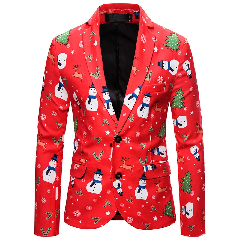 Litthing, новинка, Рождественский костюм для мужчин, приталенное модное пальто, костюмы для выпускного вечера с курткой и брюками, для мужчин, празднующих
