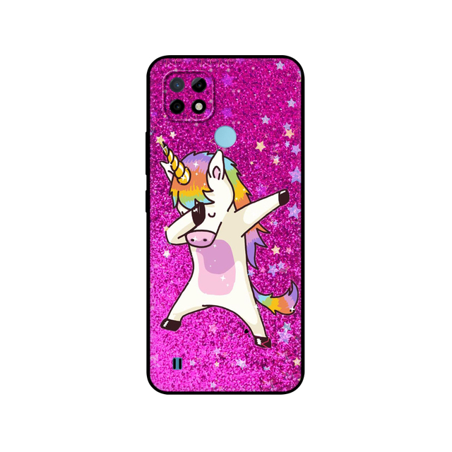 Realme C21 Case Silicon Back For OPPO RealmeC21 C 21 Phone Cover 6.5" Funda RMX3201 Bumper Capa Etui Soft black tpu case