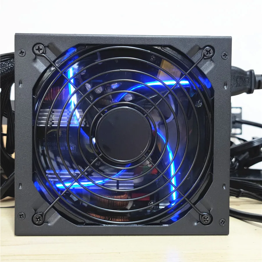 데스크탑 게임용 컴퓨터용 전원 공급 장치, 액티브 PFC 120mm LED 팬, 12V ATX 8PIN + 2x6PIN SATA LED  PC 컴퓨터 전원 공급 장치, 1000W - AliExpress
