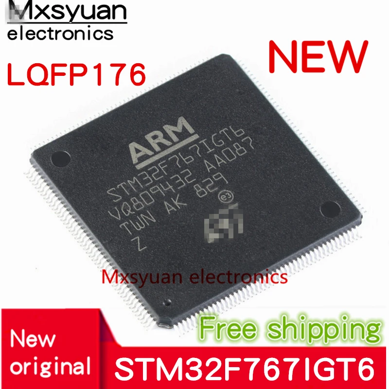 1 шт. ~ 5 шт./лот STM32F767IGT6 STM32F767IGTb LQFP 176 новый оригинальный Arm cortex m7 32 разрядный