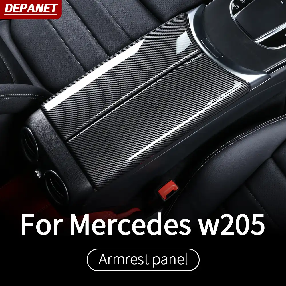 Armlehne Panel Fur Mercedes W205 Amg Innen Trim C63 Mercedes C Klasse W205 Zubehor Mercedes Glc X253 Amg Coupe Automotive Interior Stickers Aliexpress