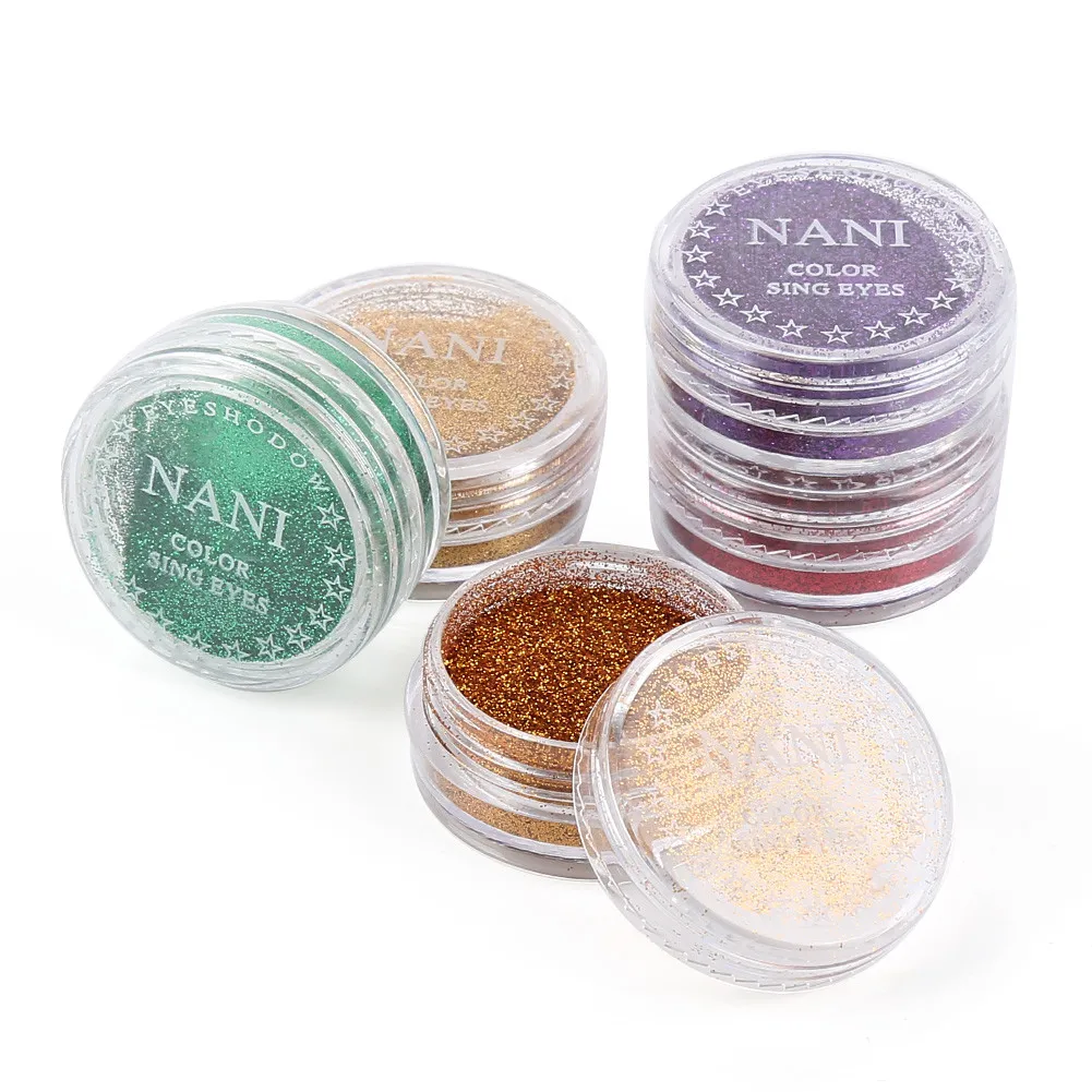 24 Colors Monochrome Eyes Lip Face Makeup Glitter Shimmer Powder