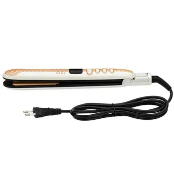 

Hair Straightener Wavy Hair Styling Curls Crimps Digital Display Blue Electric Dry & Wet EU Plug Rechargeable Battery 16-20 Mm