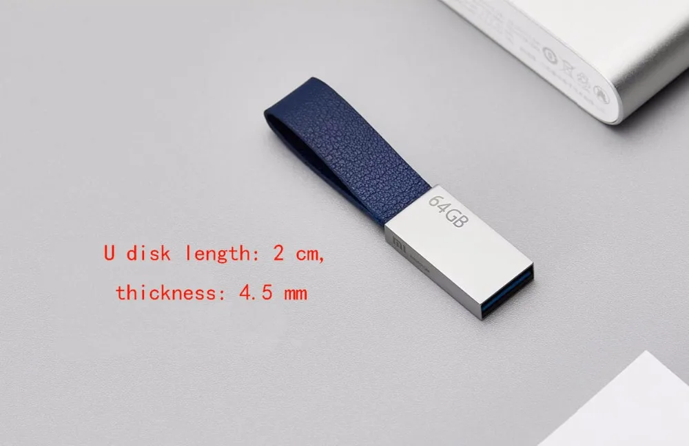 Xiaomi Mijia U Disk 64GB USB 3,0 высокоскоростной металлический чехол компактный размер портативный ремешок