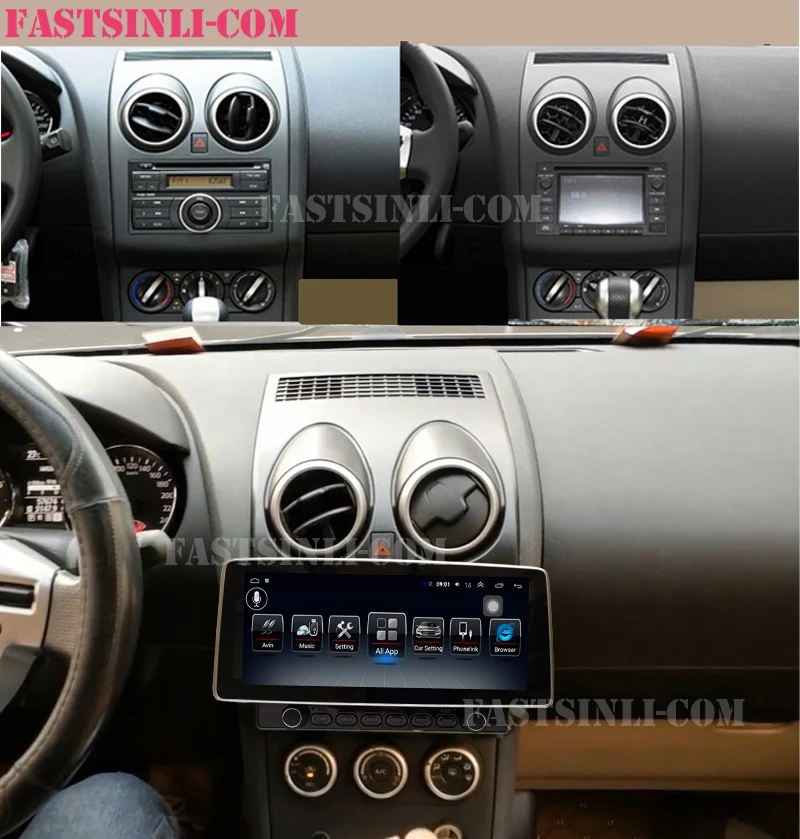 Android мультимедийный плеер для Nissan Qashqai 2010 Dualis 2007 2014 9 дюймов автомобильное радио 2din