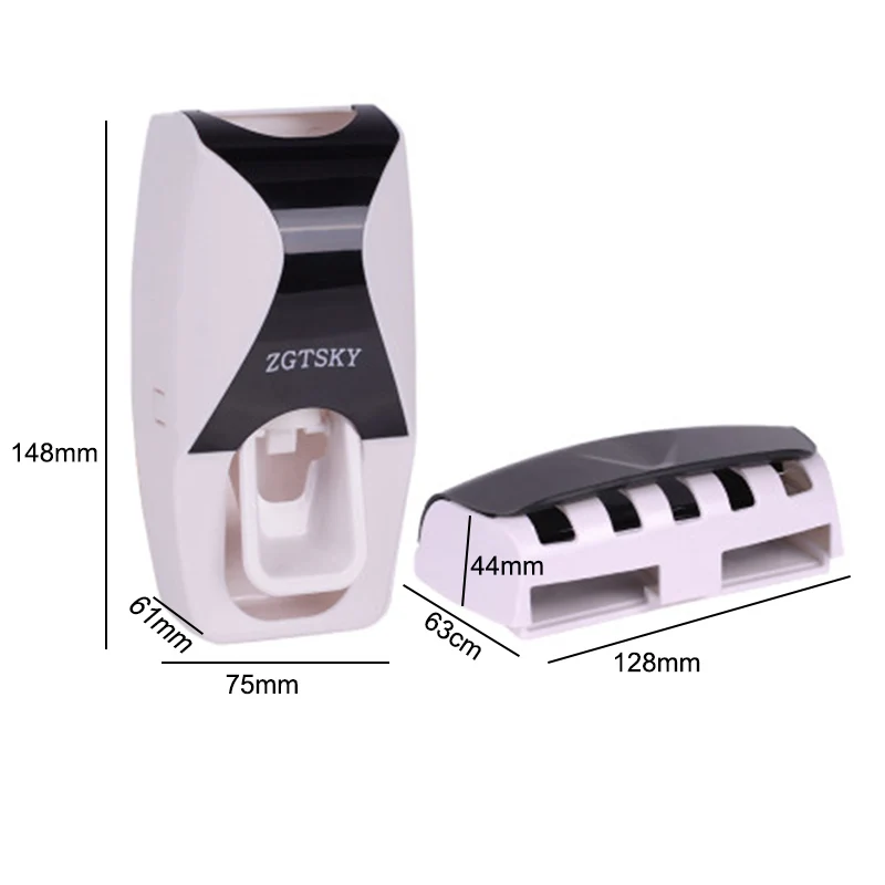 Plastic 1Set Antibacteria Ultraviolet Toothbrush Holder 5 Colors Sterilizer Automatic Toothpaste