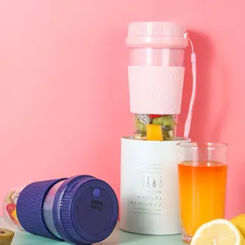 

Home Electric Juicer Cup Single Serve Personal Size Blender USB Rechargeable Fruit Vegetable Mixing Machine Appliances