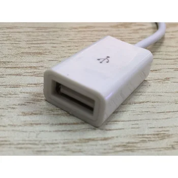 

Cars 3.5mm Male AUX Audio Plug Jack To USB 2.0 Female Converter Cord Cable Car MP3 DQ-Drop