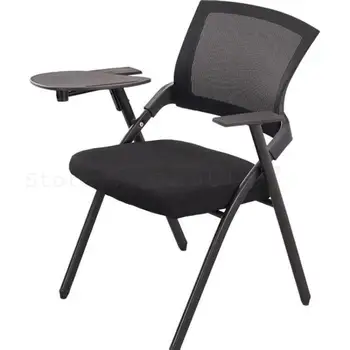 

Training chair with writing board folding chair one table stool meeting room chair student conference chair with table