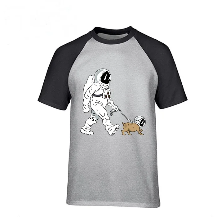 

StarmanX Space mens short sleeve Tops SpaceX Spaceship Astronaut Dog youth T-Shirt The Walking Dead T Shirt men short sleeve