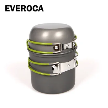 

Outdoor Camping Cooking Utensils Portable Mini Cookware March Travel Set Hiking Picnic Essential Camping Tools 1-2 Person