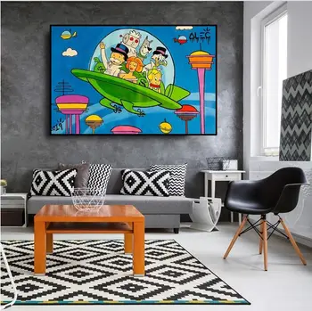

hand painted oil painting on canvs cartoon Richie Rich for living room wall dec.