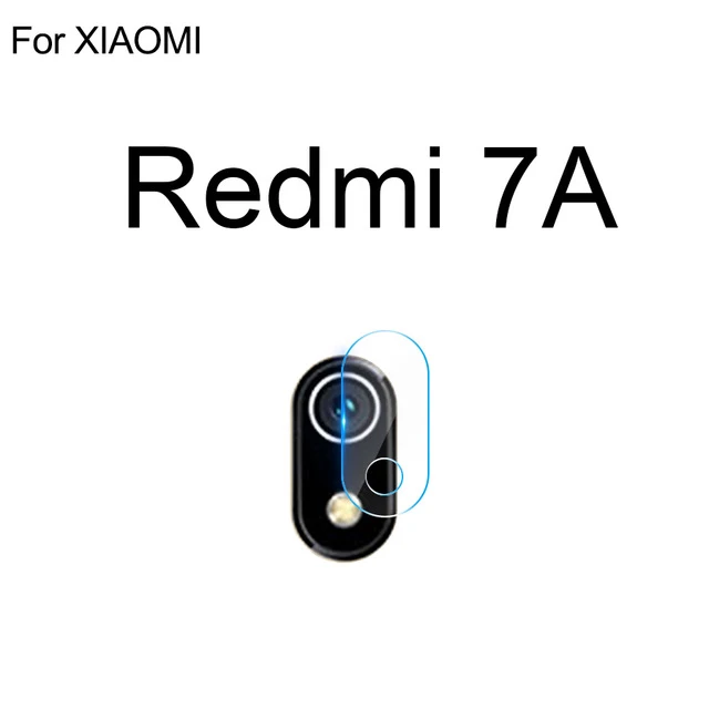 2 шт. задняя защитная пленка для Xiaomi Redmi Note 7 5 6 8 Pro 7A 6A glass mi A3 9t se камера протектор стекло на красный mi Note 7 8 Pro стекло - Цвет: For Redmi 7A