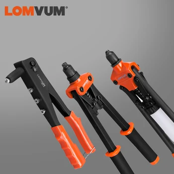 

LOMVUM Riveter Gun Hand Riveting Kit Nuts Nail Gun Household Repair Tools