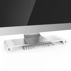 Алюминиевая настольная подставка для ноутбука, настольный компьютер, подставка для настольного компьютера, нескользящий Настольный стояк