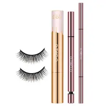 

Safe Eyes Makeup Set Non-Greasy Portable Beginner Liquid Eye Liner Pen Eyebrow Pencil Mascara 1 Set