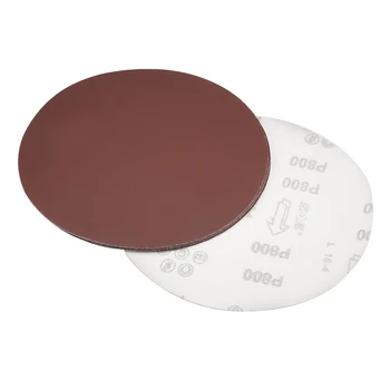 

uxcell 8-inch Hook and Loop Sanding Discs, 800-Grits Aluminum Oxide Flocking Sandpaper for Random Orbital Sander 5pcs