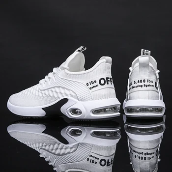 

Men Sneakers Breathable Mesh Air Cushion Motion Outdoor Trainers Fashion Jogging Running Shoes Walking Flats Lace-up Footwear