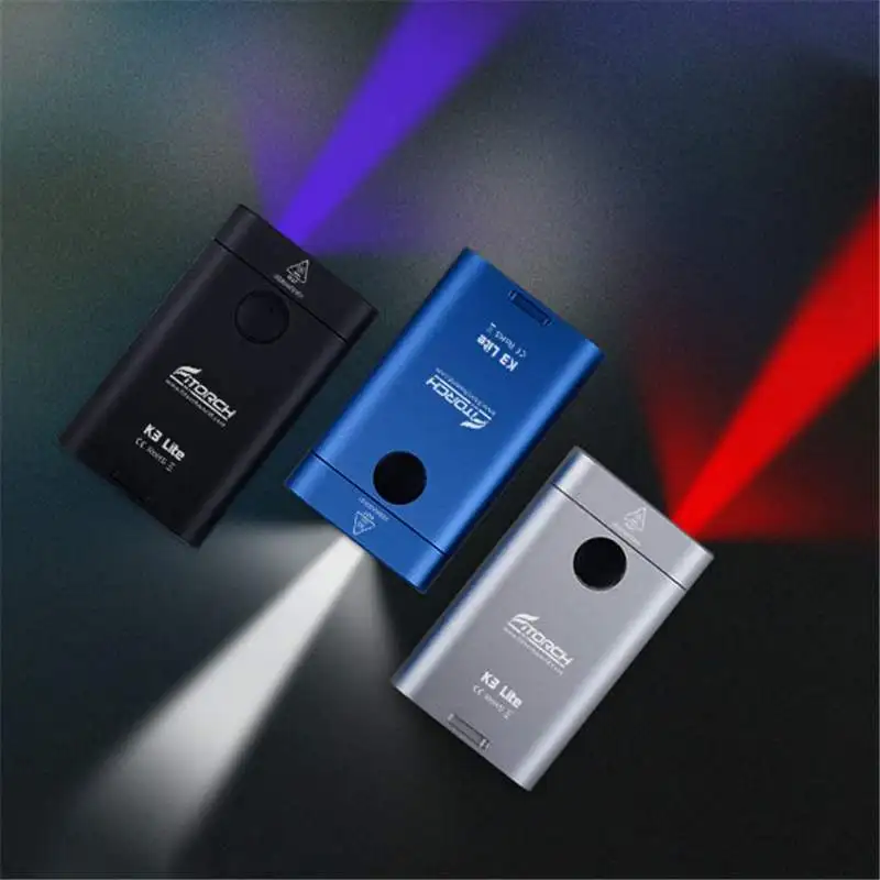Фонарь Fi K3 Lite 3 светодиода 550lm USB Перезаряжаемый Мини светодиодный брелок