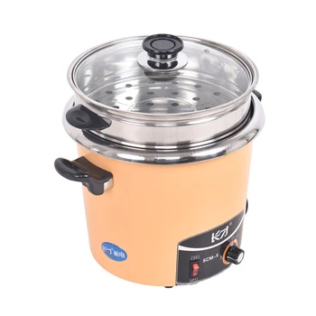 

Large Capacity 5L Food Cooker Commercial Stainless Steel Electric Food Steamer 7 Gears Power Timing Heat Preservation Cookers