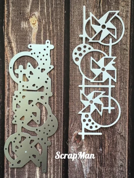 

Geometry Metal Cutting Dies Scrapbooking background craft Card Making Embossing Rectangular Pattern
