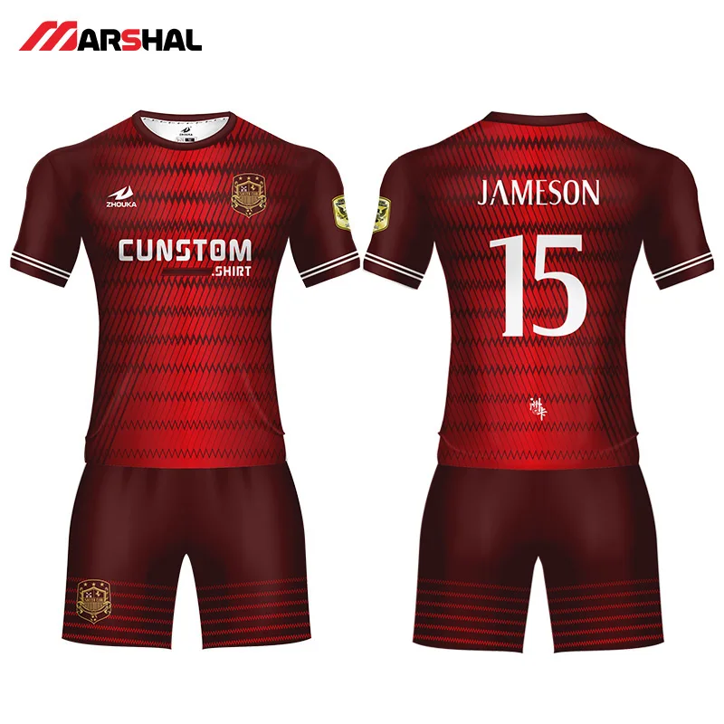 Индивидуальный дизайн, Футбольная форма для клубных футбольных комплектов, трикотажные изделия Uniforme Futebol WeaCustom, любые номера логотипов, Camisa De Futebol