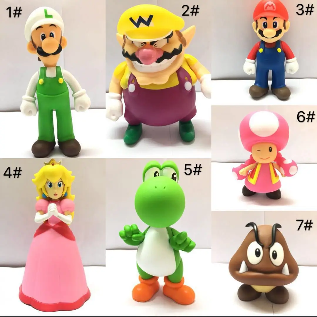 Лидер продаж 5-дюймовый манекен в виде Грибов Super Marioo модель ручной работы