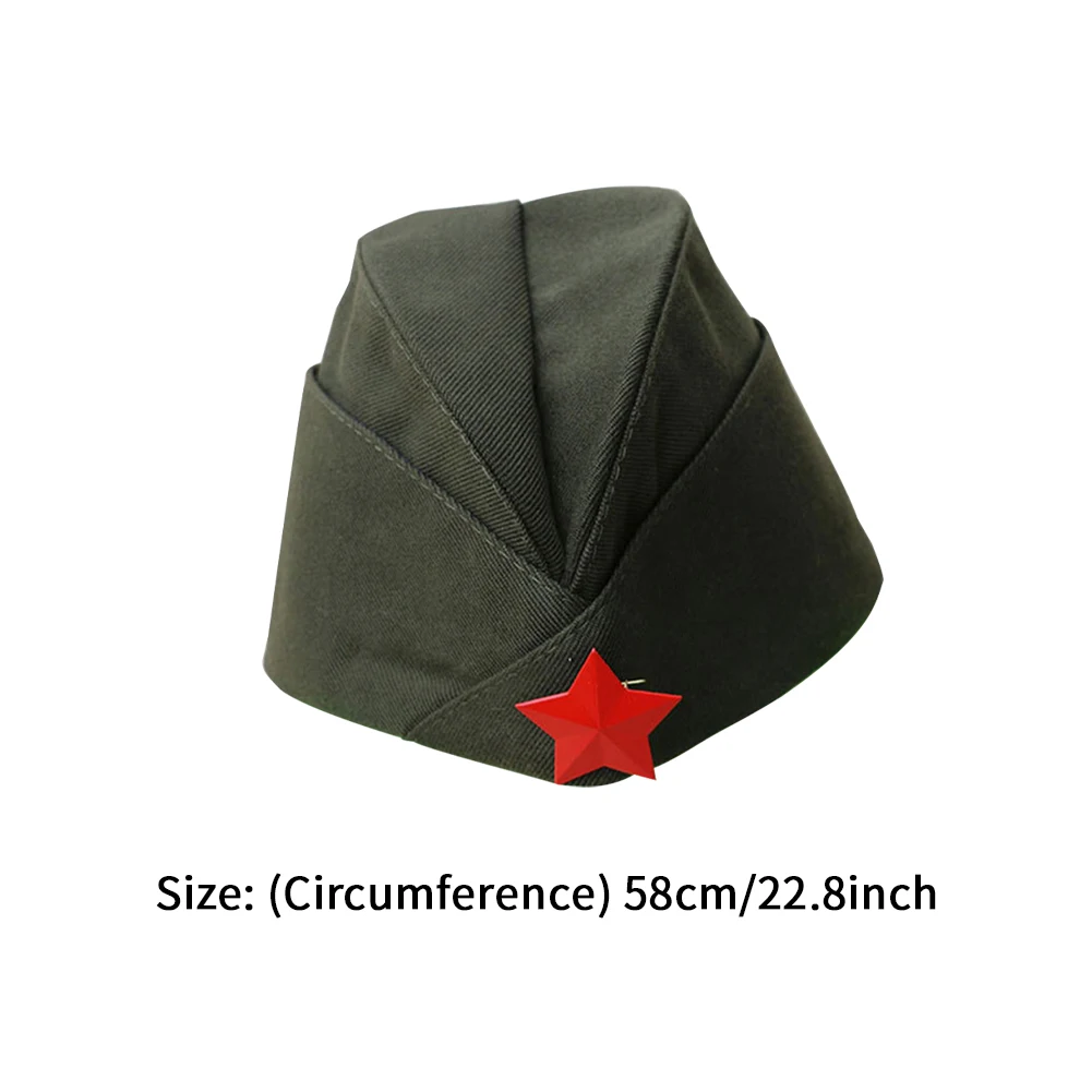 Performance sul palco comodo cappello da marinaio stella rossa donna uomo  accessori Costume|Men's Military Hats| - AliExpress