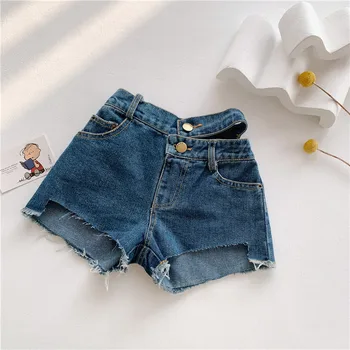 

2020 New Baby Girls Holes Denim Shorts Fashion Summer Kids Girls Shorts 2-7 Years