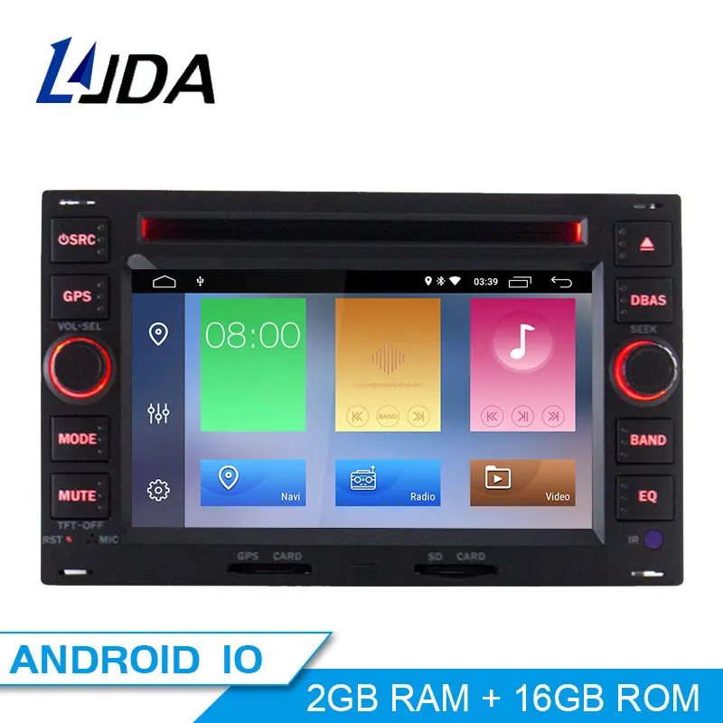 LJDA 2 Din Android 10,0 автомобильный dvd-плеер для Volkswagen PASSAT B5 MK5 Гольф транспортер поло 1080P радио gps навигация wifi стерео