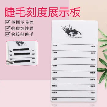 

ULTRA BLACK LASH EXTENSION Tools Grafting Eyelash Scale Acrylic Eyelash Display Board MAKING LASH BODY VERY FULL AND DRAMATIC