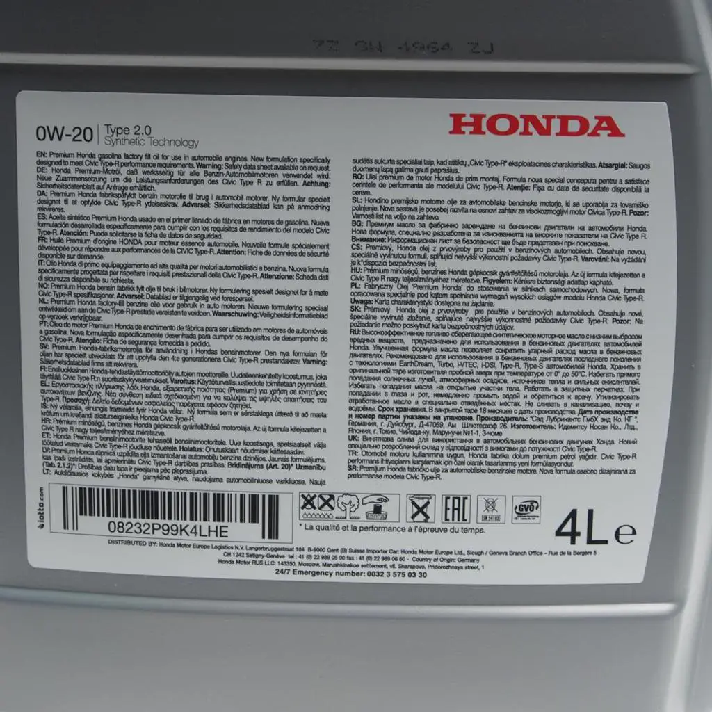 Honda hfe 20