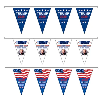 

Donald Trump 2020 Flag Bunting Banner For Party Decorations,Parades,45th President Election Day Celebration Event New