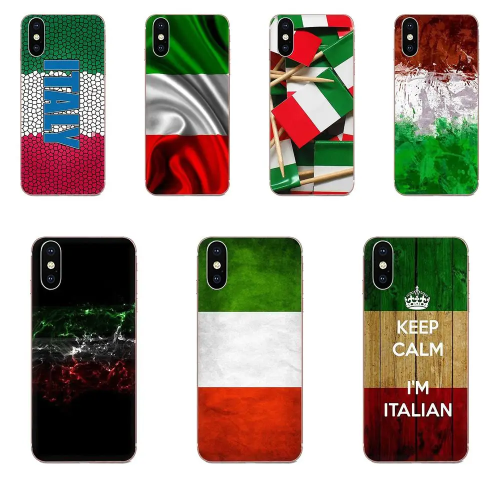 Мягкие чехлы для телефонов с итальянским флагом Huawei Mate 9 10 20 P P8 P9 P10 P20 P30 P40 Lite Pro Smart