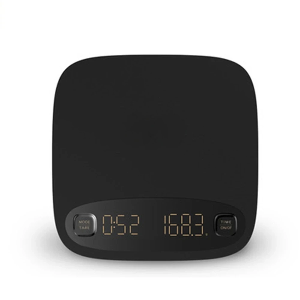 

Rechargeable Coffee Scale with Timer 2KG/0.1g Precision USB Electronic Kitchen Scale Digital Waterproof Scale Mini Baking Scale