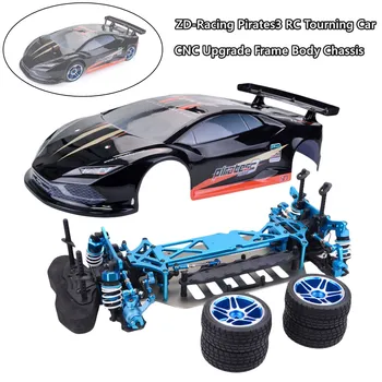 

ZD-Racing Pirates3 TC-10 4WD 1/10 RC Tourning Car CNC Upgrade Frame Body Chassis Decor для автомобиля блок питания tools 2021
