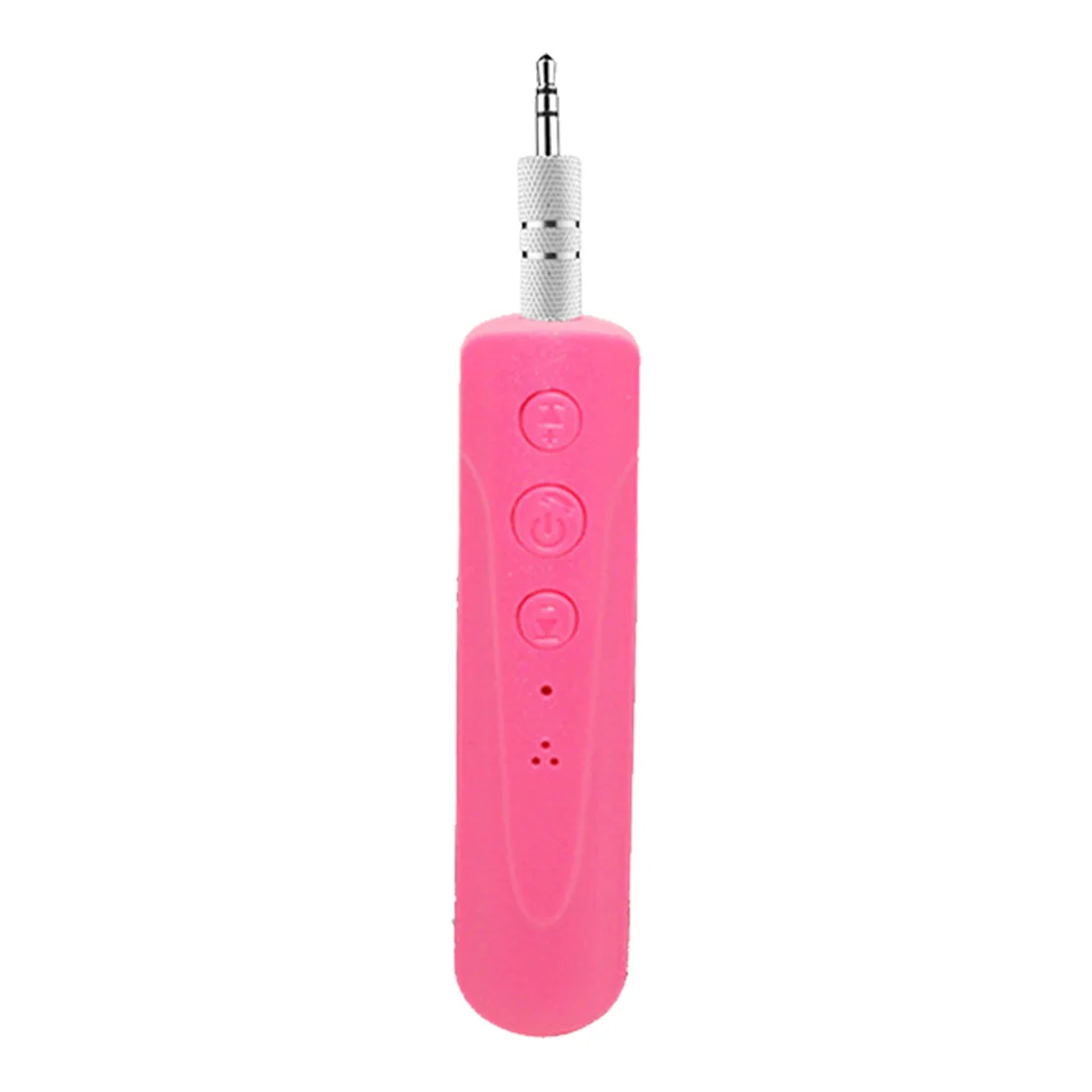 Bluetooth аудио приемник с отворотом, Спортивные Беспроводные наушники с громкой связью, 3,5 мм, беспроводная гарнитура для мобильного телефона - Цвет: Round Pink