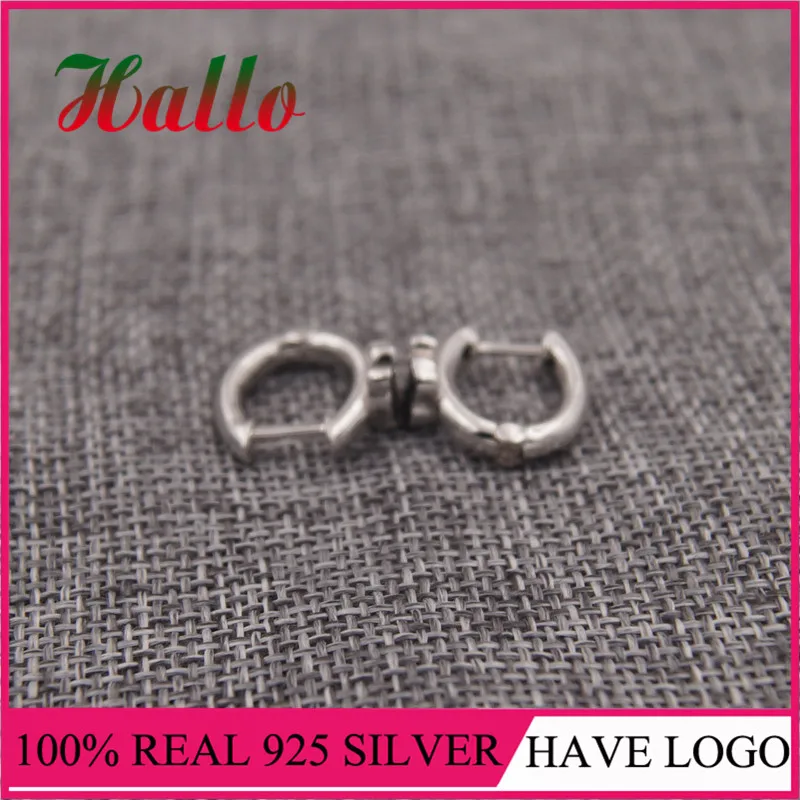 14MM 413283510 Aretes de mujer joyas de plata 925 серьги-гвоздики с натуральным камнем для женщин brincos pendientes plata de ley 925 mujer - Цвет камня: 14MM 413283510