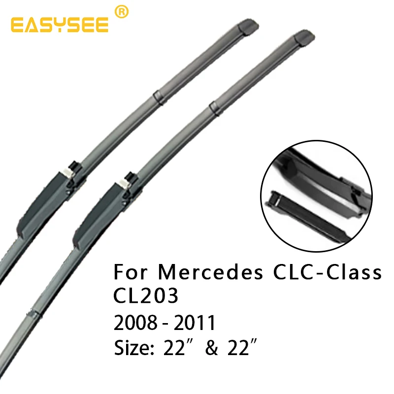 Щетки стеклоочистителя для Mercedes Benz CLC Class CL203 Fit Slider Arms 160 180 200 220 230 320 350 blueкпд