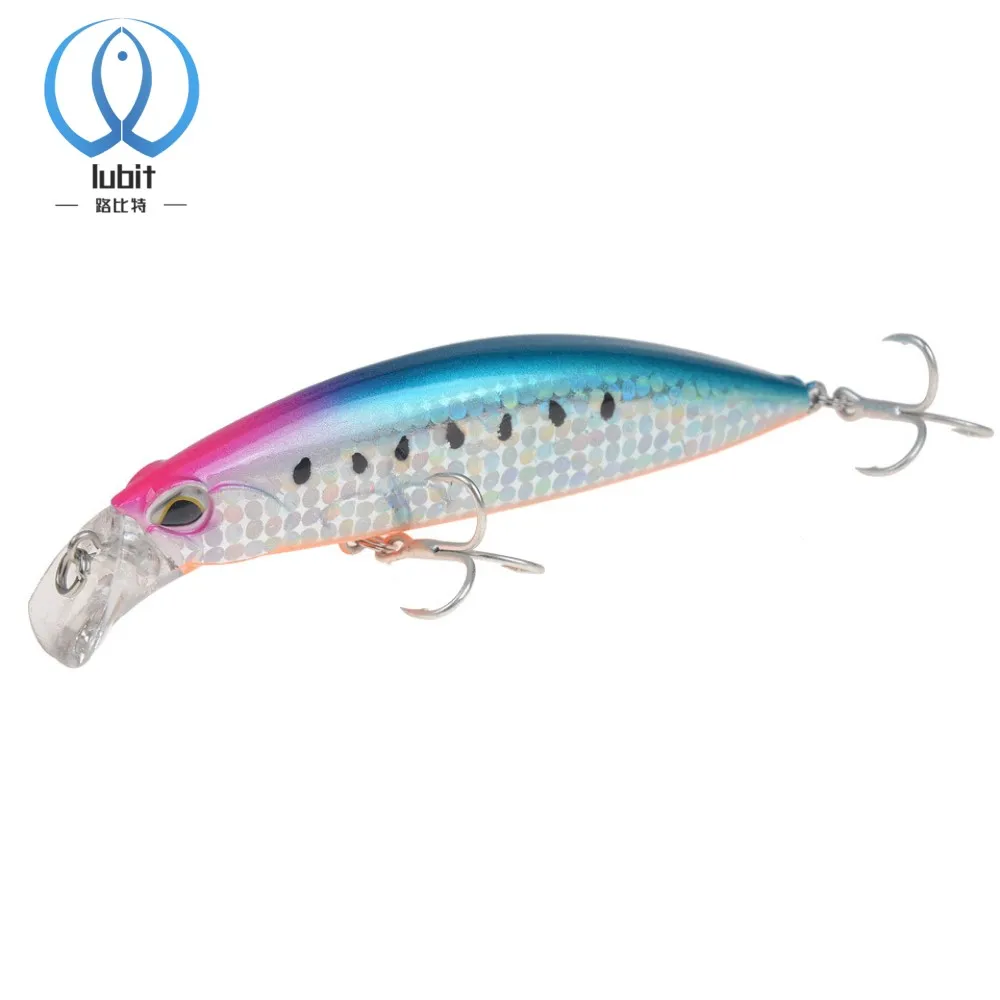Lubit Beach Walker 90 Minnow погружающаяся рыболовная приманка 95 мм/30 г искусственная swimbait