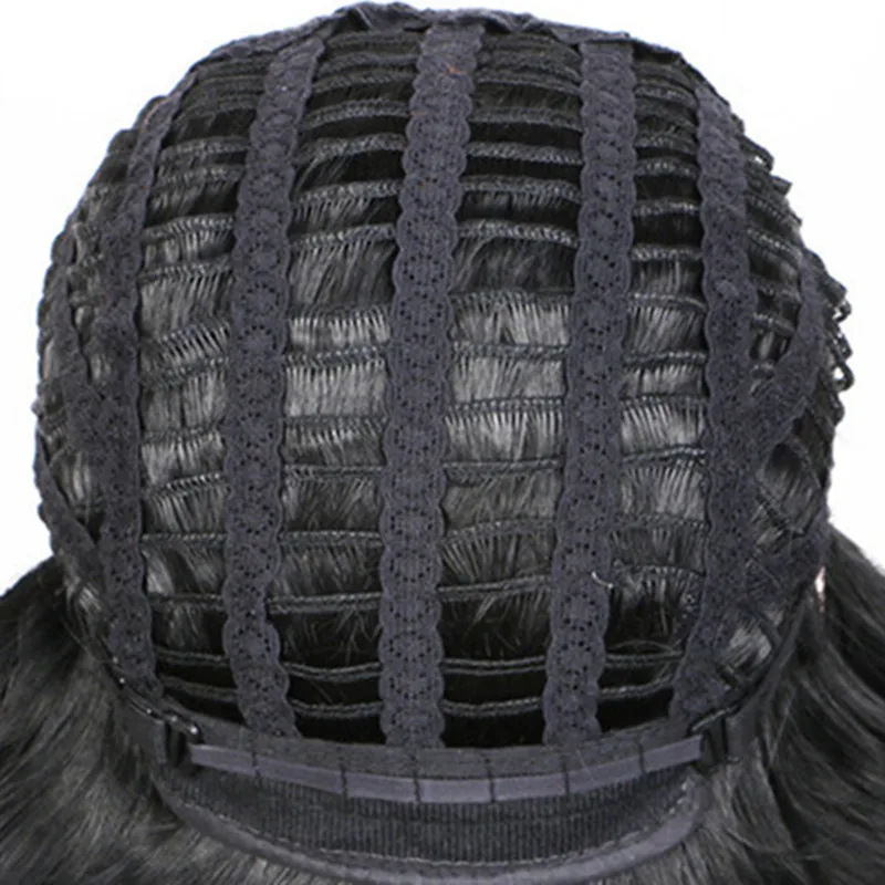 WoodFestival женский белый и черный косплей парик с челкой волнистые длинные термостойкие синтетические парики