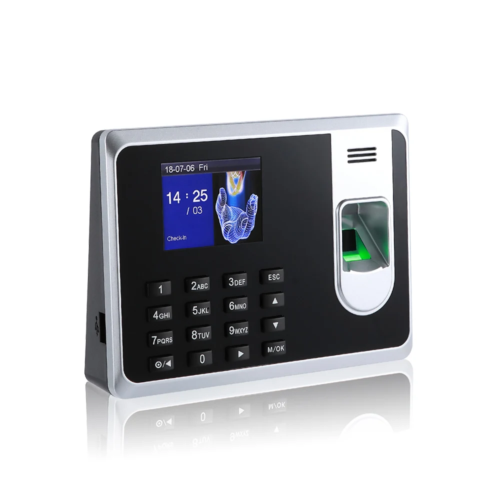 New Latest Firmware Auto Electronic ADMS Time Management Equipment Unit +USB Disk TCP/IP Fingerprint Scanner KA88-A