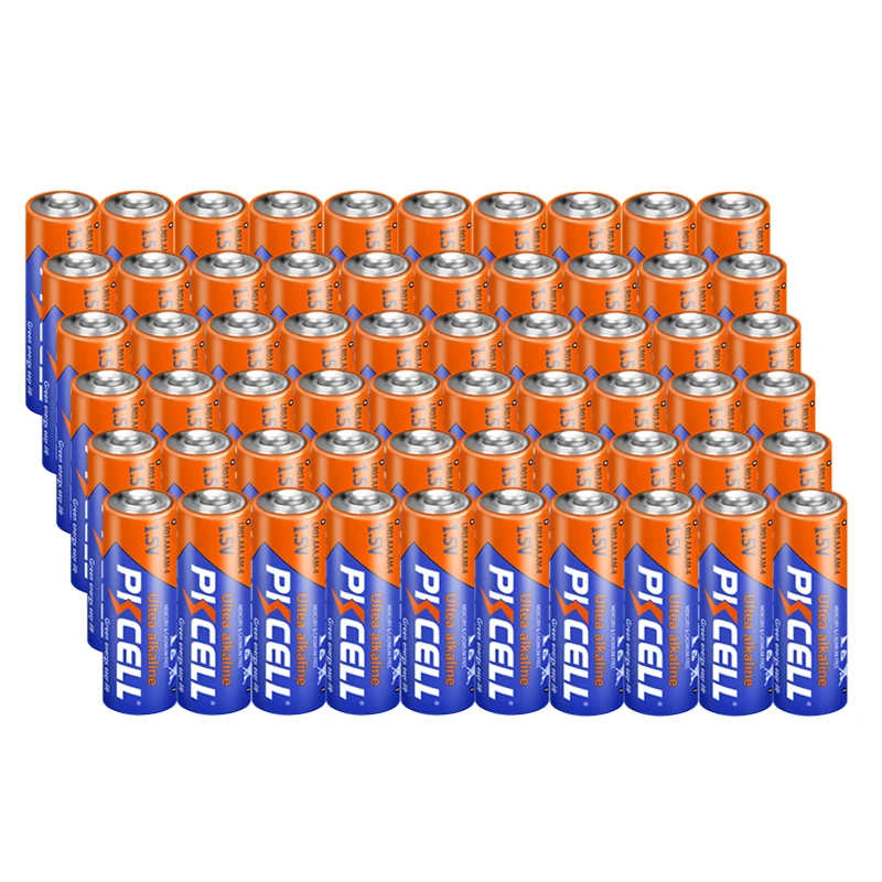 60Pcs Pkcell Alcaline Aaa Batteria 3A Lr03 1.5V Batterie A Secco E92 Am4 Mn2400 Mx2400 Pilas Aaa Batteria Spazzolino Da Denti Walkman Orologio