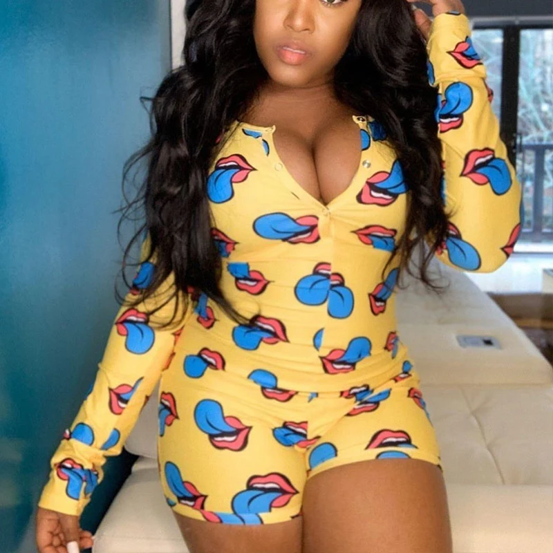 Stretchy Sexy Onesie Pajamas For Adults 