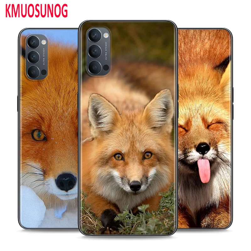 Силиконовый чехол Smart lovely Fox для OPPO Reno 4 3 Pro 10X Zoom 2 Z F ACE X2 5G A5 A9 2020 телефона | Мобильные
