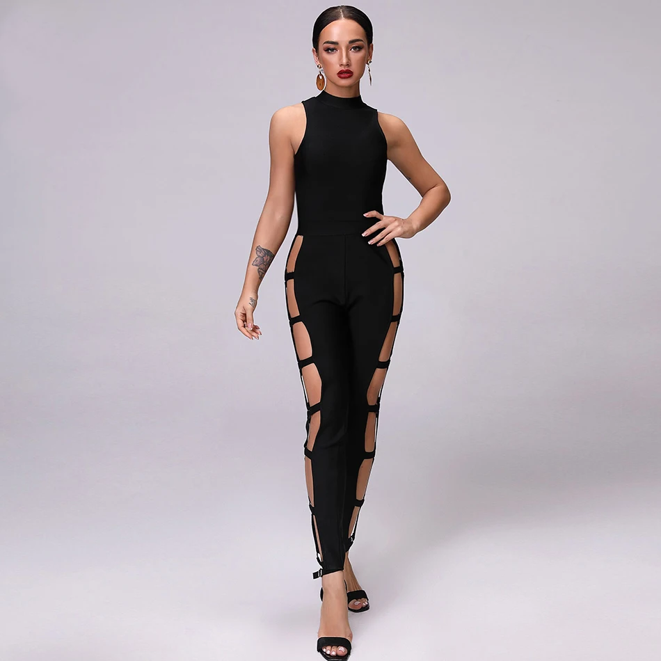 2019-latest-summer-jumpsuit-female-black-sleeveless-high-collar-metal-hollow-celebrity-party-runway-leotard-wholesale (3)