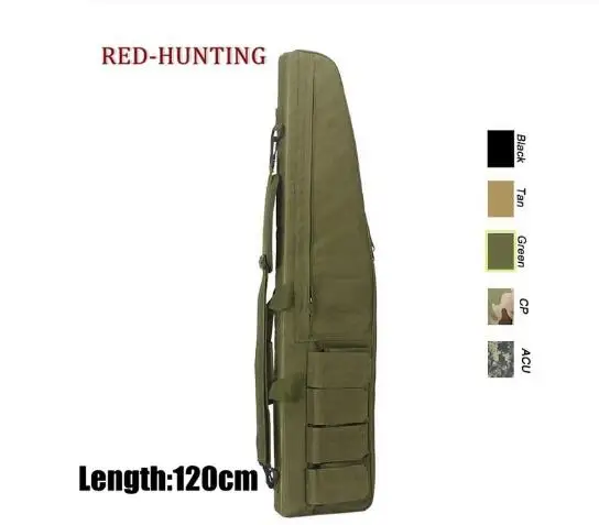 Airsoft gear тактический 120 см тяжелый пистолет скольжения коническая сумка для переноски винтовка Чехол сумка на плечо охотничий рюкзак сумки для охоты стрельба - Цвет: 120cm green