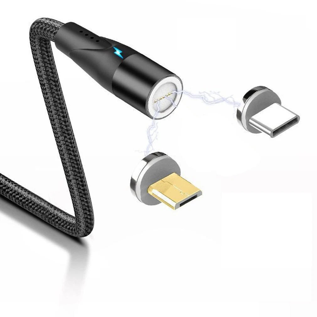 Магнитный USB кабель 3 в 1 телефонный кабель для быстрой зарядки usb type C кабель Micro USB кабель Chargeing USB шнур